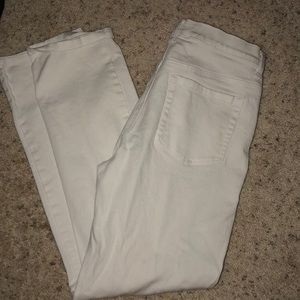 White jeans
